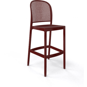 GABER - Barová židle PANAMA - vysoká, hnědá