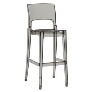 SCAB - Barová židle ISY ANTISHOCK vysoká - kouřová