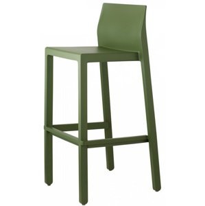 SCAB - Barová židle KATE nízká - zelená