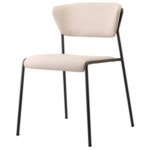 SCAB - Židle LISA - béžová/černá