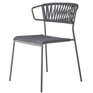 SCAB - Židle LISA FILÒ s područkami - černá