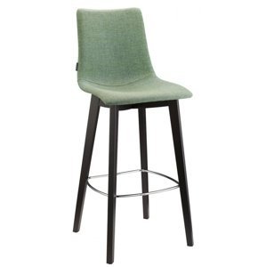 SCAB - Barová židle ZEBRA POP NATURAL vysoká - zelená/wenge