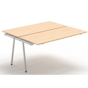 NARBUTAS - Přídavný stolový díl ROUND 120x164 s posuvnou deskou