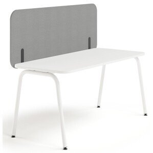 NARBUTAS - Čelní akustický panel ROUND PET pro stoly s posuvní deskou - výška 60 cm