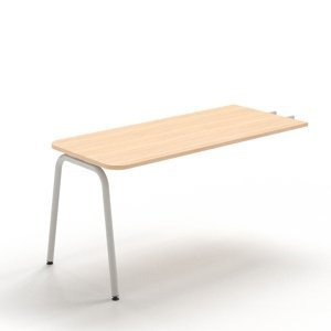 NARBUTAS - Přídavný stůl ke skříňce ROUND 140x70 cm - zaoblené hrany