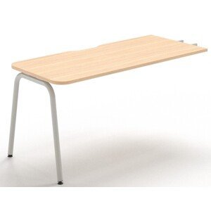 NARBUTAS - Přídavný stůl ke skříňce ROUND 160x80 cm - zaoblené hrany