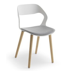 CRASSEVIG - Židle MIXIS AIR R/4W s čalouněným sedákem