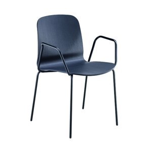 MIDJ - Dřevěná židle LIÙ s područkami