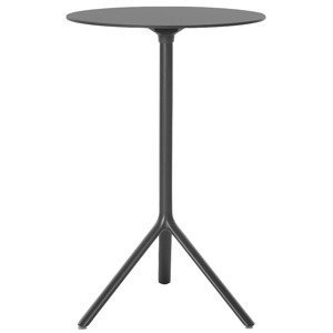PLANK - Sklopný barový stůl MIURA s kulatou deskou 600/700/800