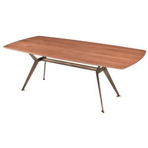RIFLESSI - Stůl MASTER se dřevěnou deskou