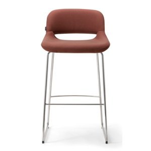 TORRE - Barová židle MAGDA s ližinovou podnoží