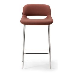TORRE - Barová židle MAGDA s kovovou podnoží