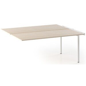 NARBUTAS - Dvoumístný přídavný stolový díl ZEDO 140x144,5 cm
