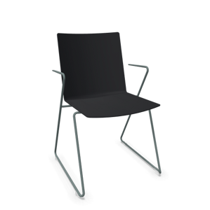 WIESNER HAGER - Konferenční židle BATCH 6802 - s područkami plastová