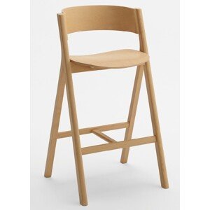 CANTARUTTI - Barová židle WHY 3.02.0 - dřevěná