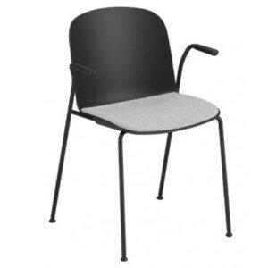 INFINITI - Židle RELIEF - s područkami a čalouněným sedákem