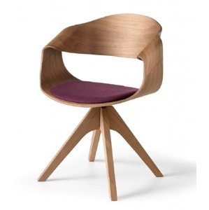 SITIA - Otočná židle CHANTAL dřevěná
