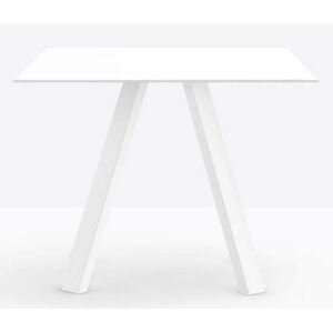 PEDRALI - Stůl ARKI 5/2 - čtvercová stolová deska s kovovou podnoží