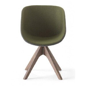 SITIA - Otočná židle HIBISCUS dřevěná