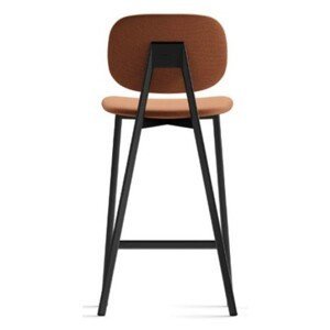 POINTHOUSE - Barová židle TATA 6 s čalouněným sedákem