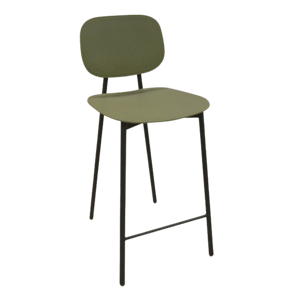 POINTHOUSE - Barová židle TATA YOUNG 6 s plastovým sedákem