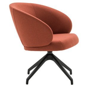 MONTBEL - Otočná židle LILY 04563 s nylonovou podnoží