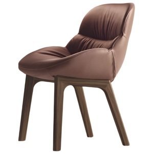 BONTEMPI - Židle AMELIE 34.91 - dřevěná podnož