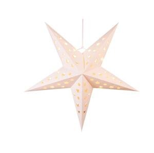 TORO Papírová vánoční hvězda 4LED  60cm