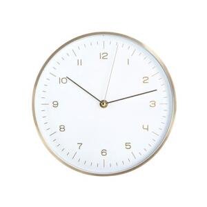 TORO Nástěnné hodiny 24,8cm, bílé/zelené