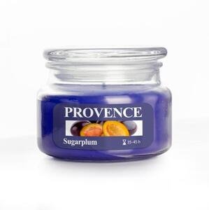 Provence Vonná svíčka ve skle 45 hodin švestka