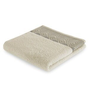Bavlněný ručník AmeliaHome Aledo béžový, velikost 30x50