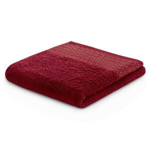 Bavlněný ručník DecoKing Andrea bordó, velikost 30x50