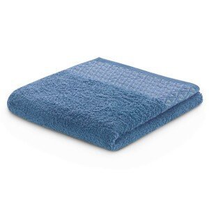 Bavlněný ručník DecoKing Andrea modrý, velikost 30x50