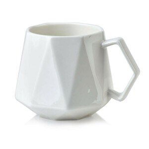 DekorStyle Porcelánový hrnek RALPH 380 ml bílý