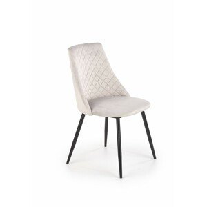 Halmar Designová židle Cylia světle šedá