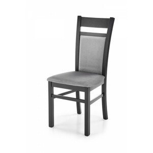 HALMAR Jídelní židle Genrad černá/šedá
