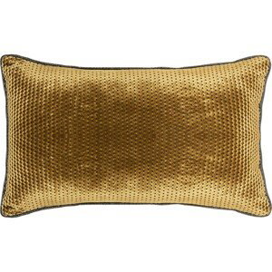 DekorStyle Dekorativní polštář Leah 30x50 cm zlatý