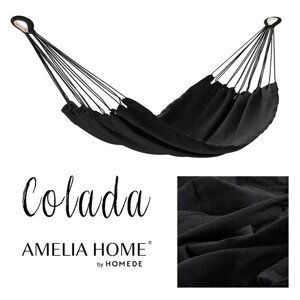 AmeliaHome Houpací síť Colada černá