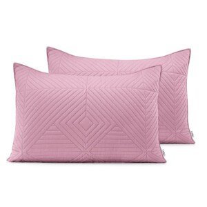 Povlaky na polštáře AmeliaHome Softa I růžové/stříbrné, velikost 50x70*2