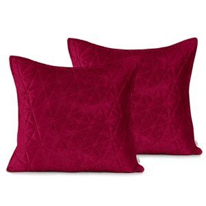 Povlaky na polštáře AmeliaHome Laila červené/fialovo růžové, velikost 45x45*2
