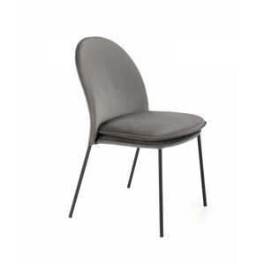 HALMAR Designová židle Clorissa šedá