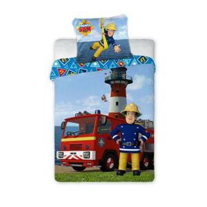 Faro Dětské bavlněné povlečení Požárník Sam 033 - 100x135 cm