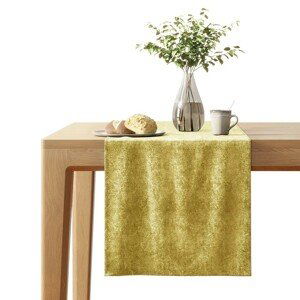 Prostírání AmeliaHome Glamour Veras žluté, velikost 40x140