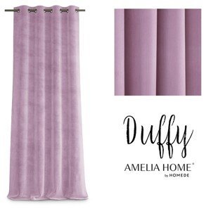 Závěs AmeliaHome Duffy pudrově růžový, velikost 140x250