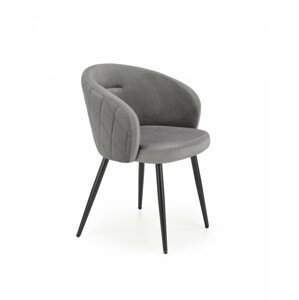 HALMAR Designová židle Dasha šedá