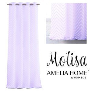 Záclona AmeliaHome Molisa II levandulová, velikost 140x270