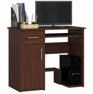 Ak furniture Psací stůl Jay 90 cm wenge