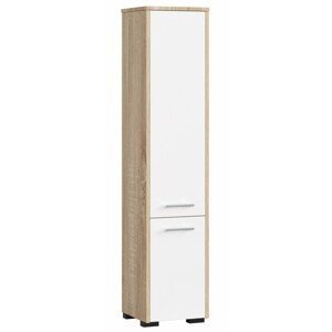 Ak furniture Koupelnová skříňka Fin I 30 cm sonoma/bílá