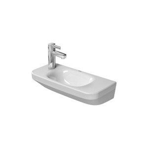 Keramické umyvadlo klasické DURAVIT DURASTYLE 50x22 cm bez otvoru bílé