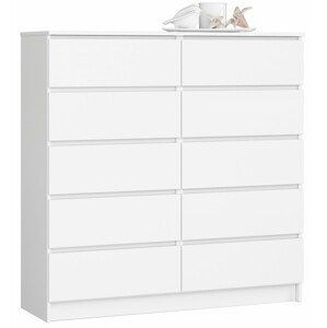 Ak furniture Komoda Kuba 120 cm bílá